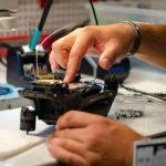 Drone repair engineer at work Mavic 3 Enterprise